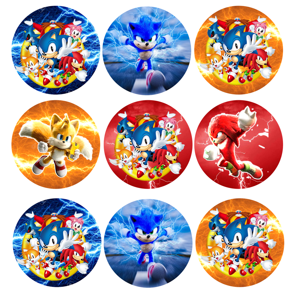 Sonic Edible Image Toppers — Choco House