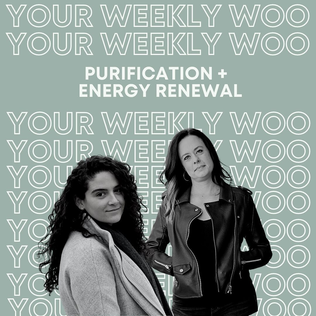 Living in a Constant State of Purification.  The final episode (for now 👏🏻) of the Weekly Woo with me + @juliehaesche (find the video on her page 😍)

Julie and I talk all things purification and energy renewal.

Big takeaways:
&bull; being present