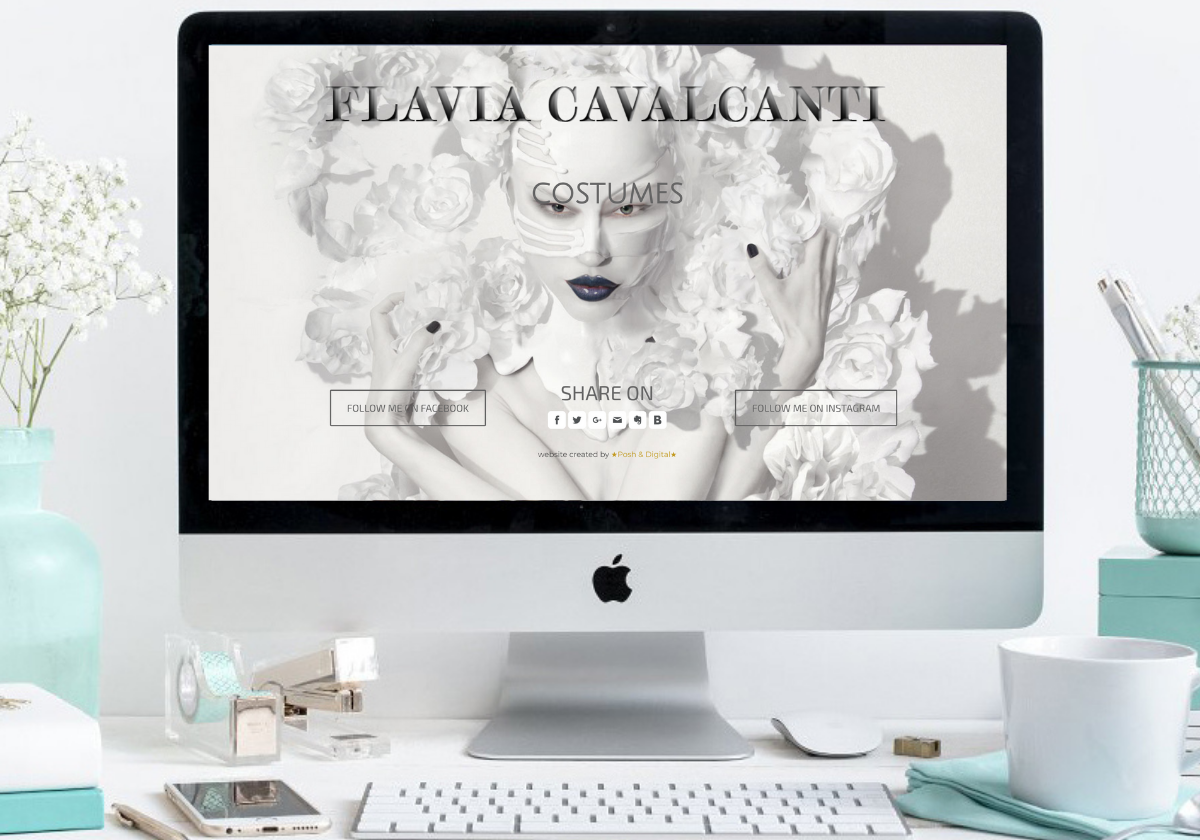 Website per Flavia Cavalcanti, costumista