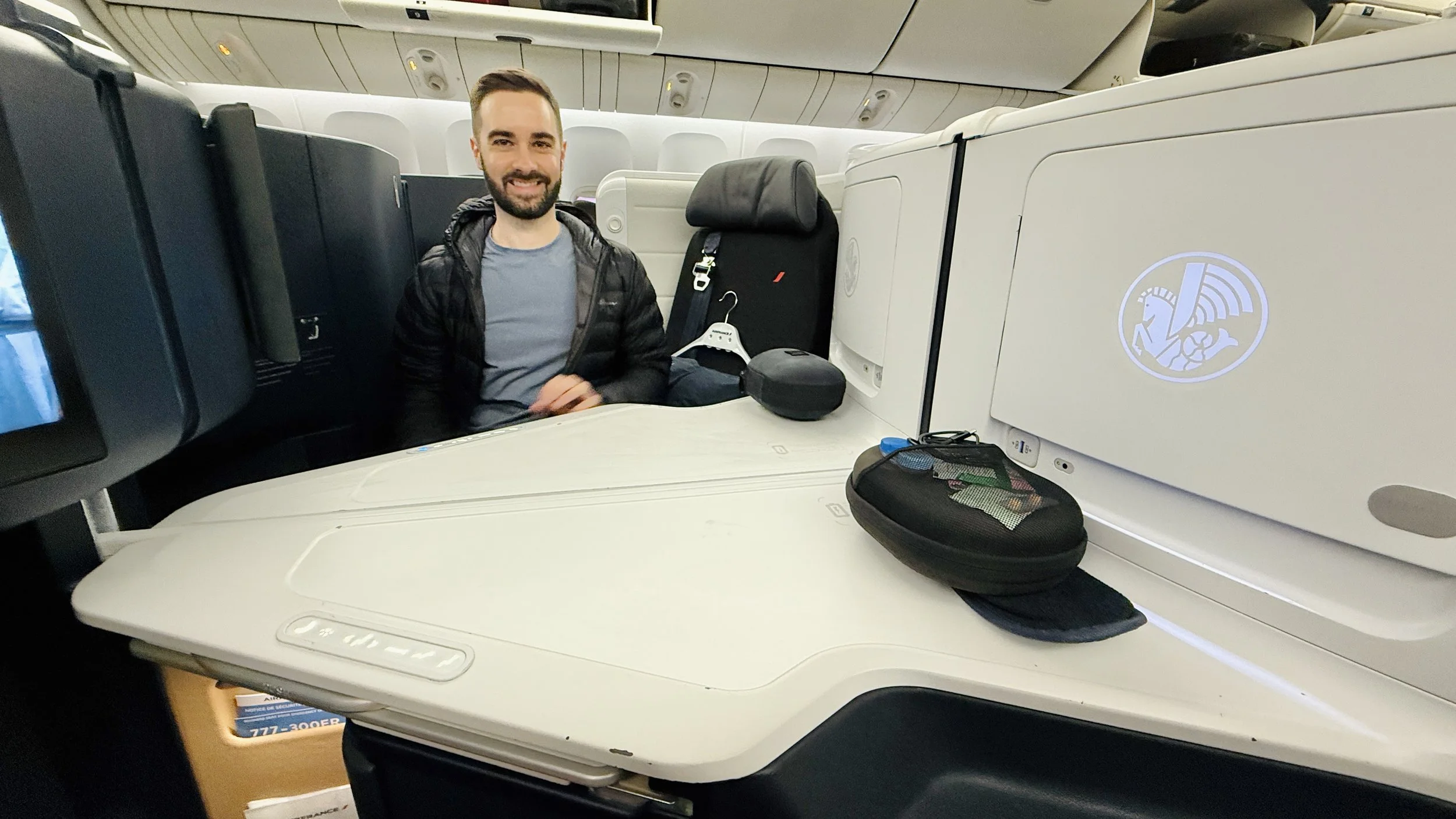 The centre seats are best for couples travelling together as the separator can be fully lowered