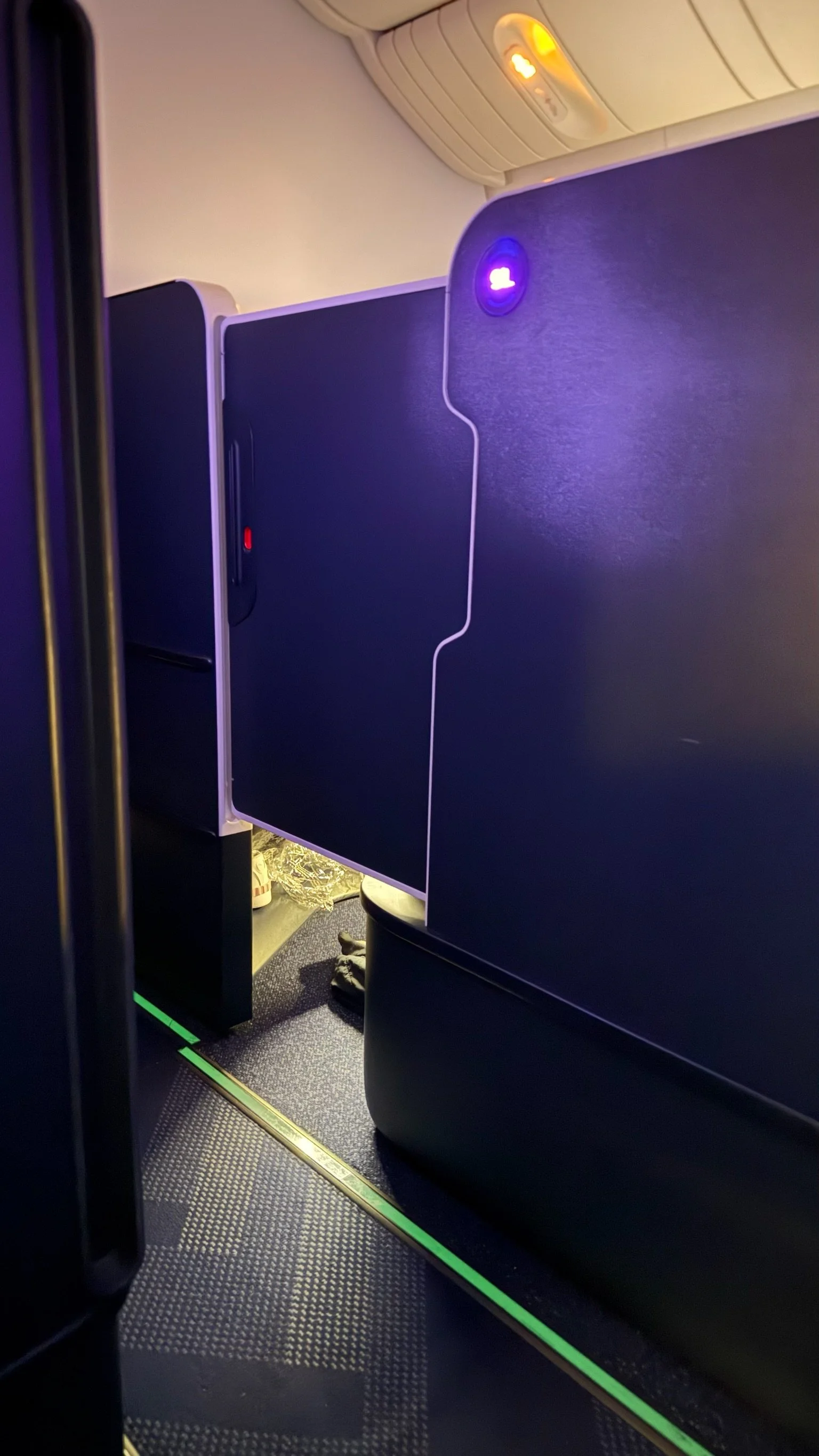 The new doors make the cabin more private