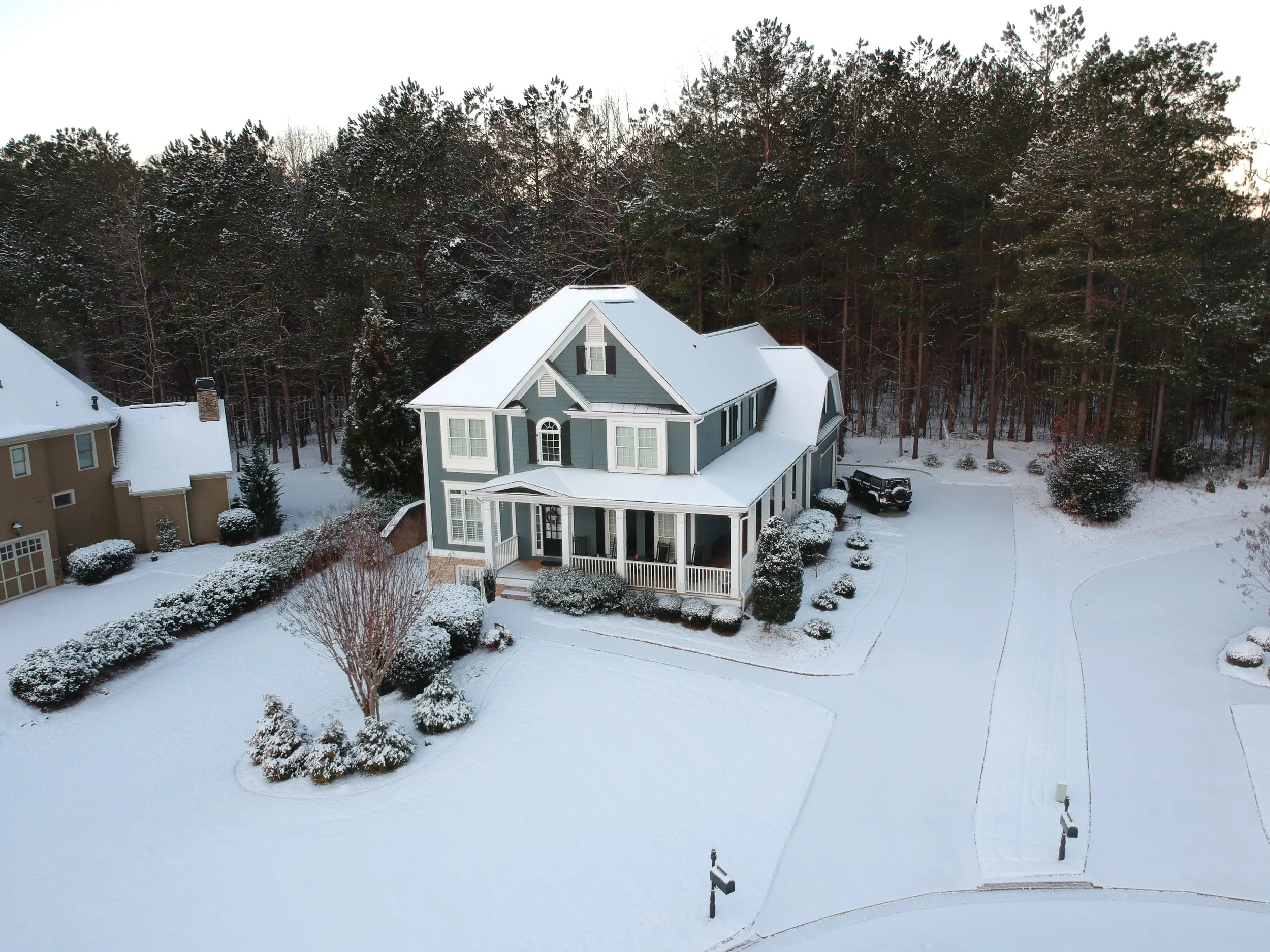 A photo I shot of the house on the Snow Day!