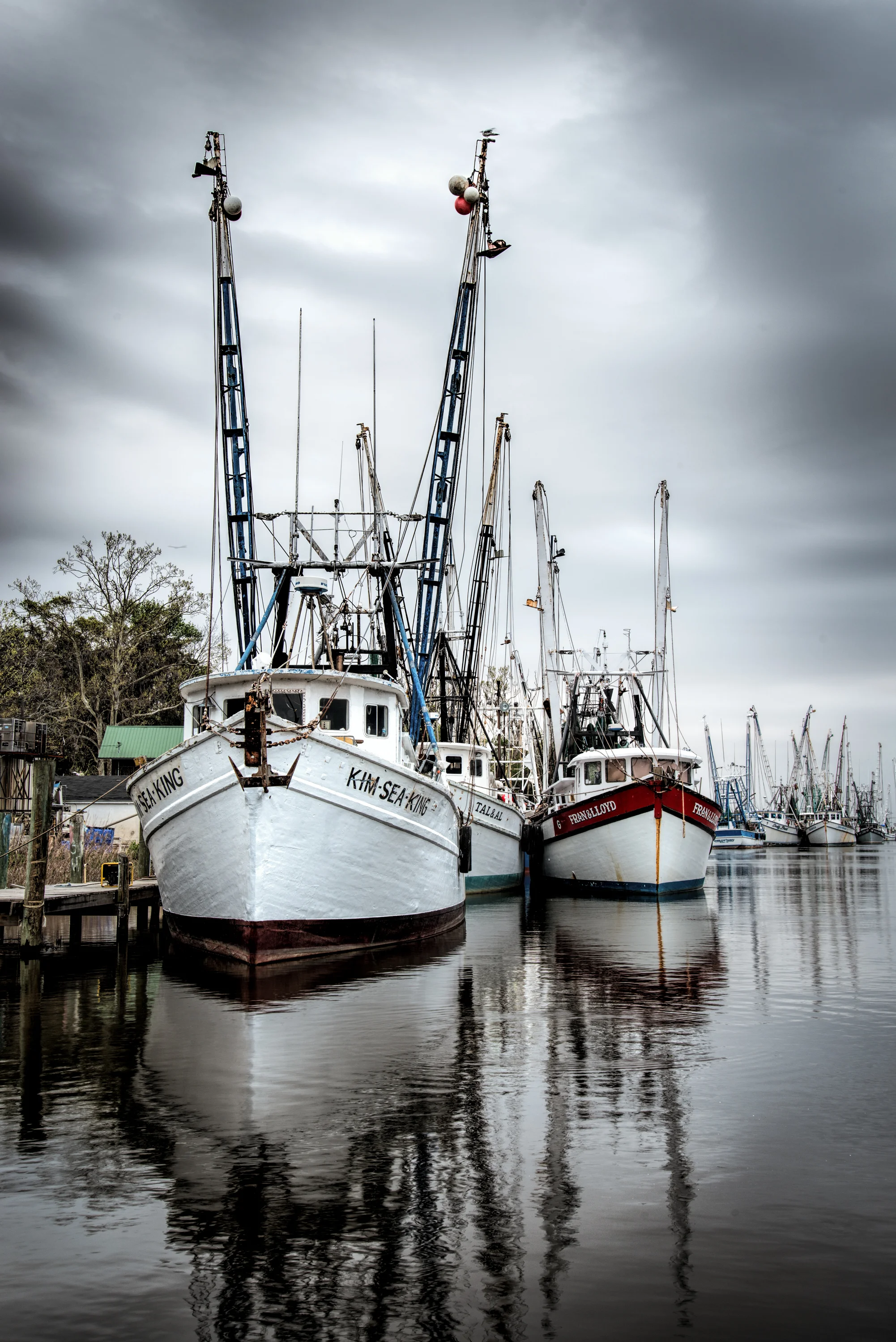 “Gone Fishing” has wone several awards and was photographed in Darien Georgia.