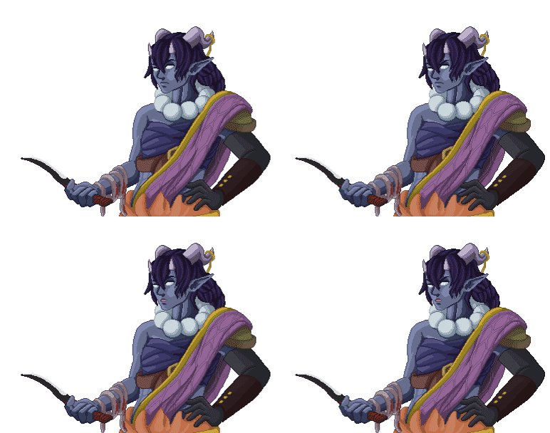 Syvira- Dagger Toss Animations