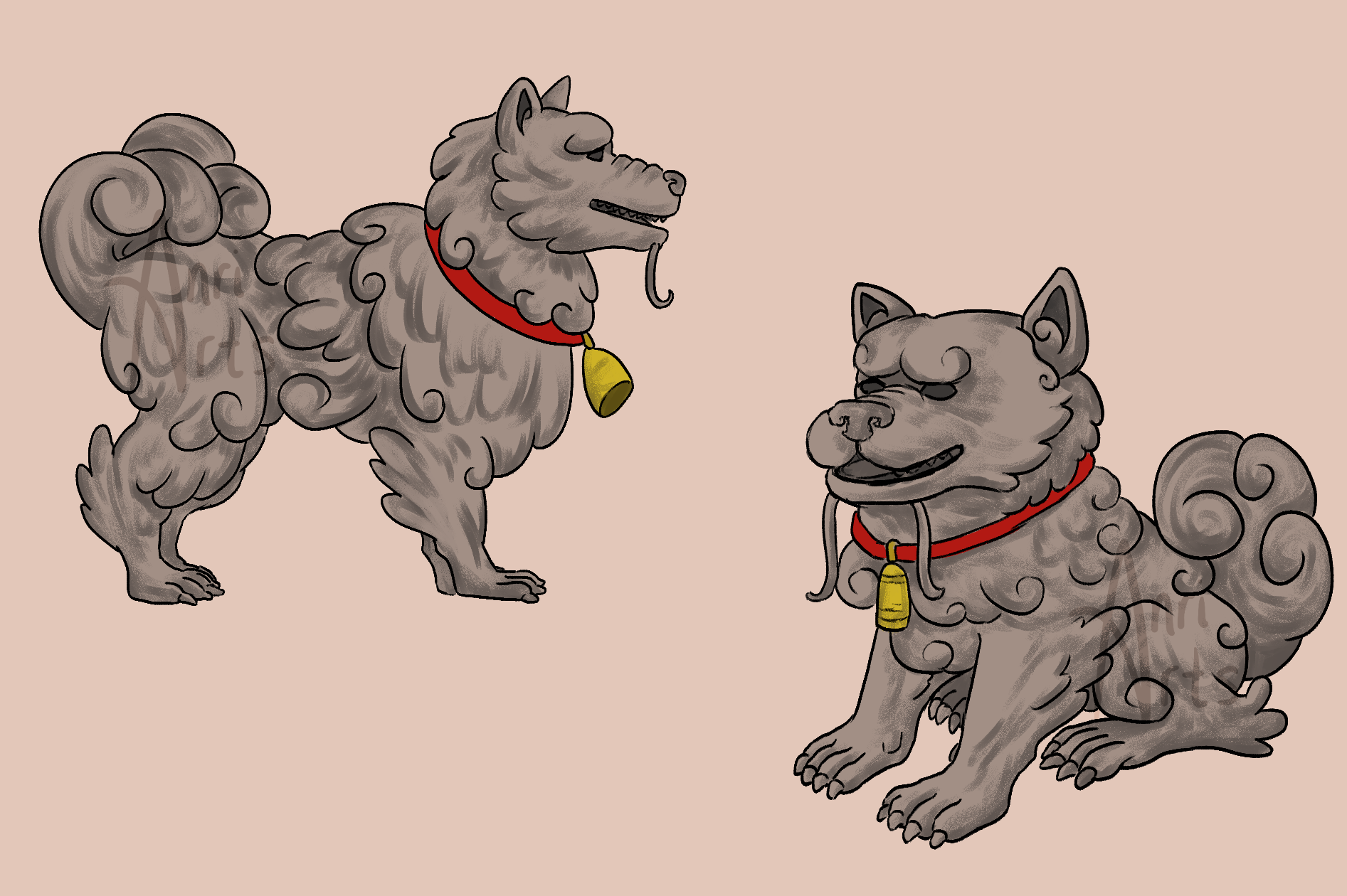 Stone Guide Dog