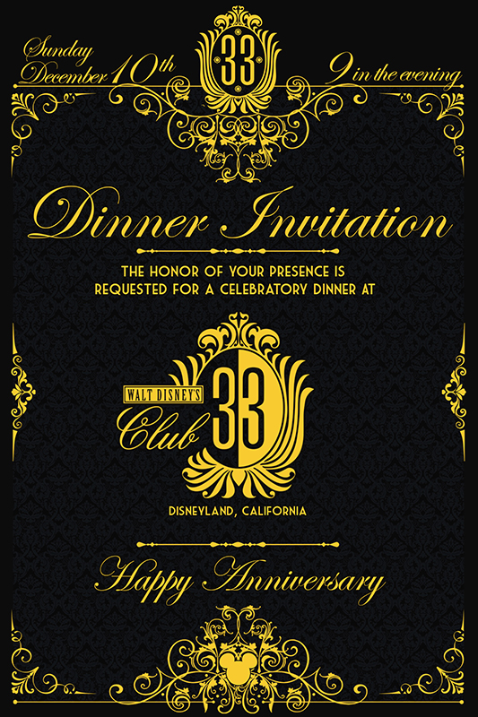 Fancy Dinner Invitation