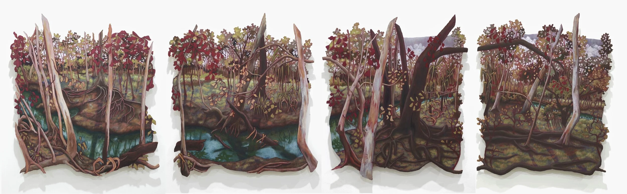 The Creek (quadriptych)