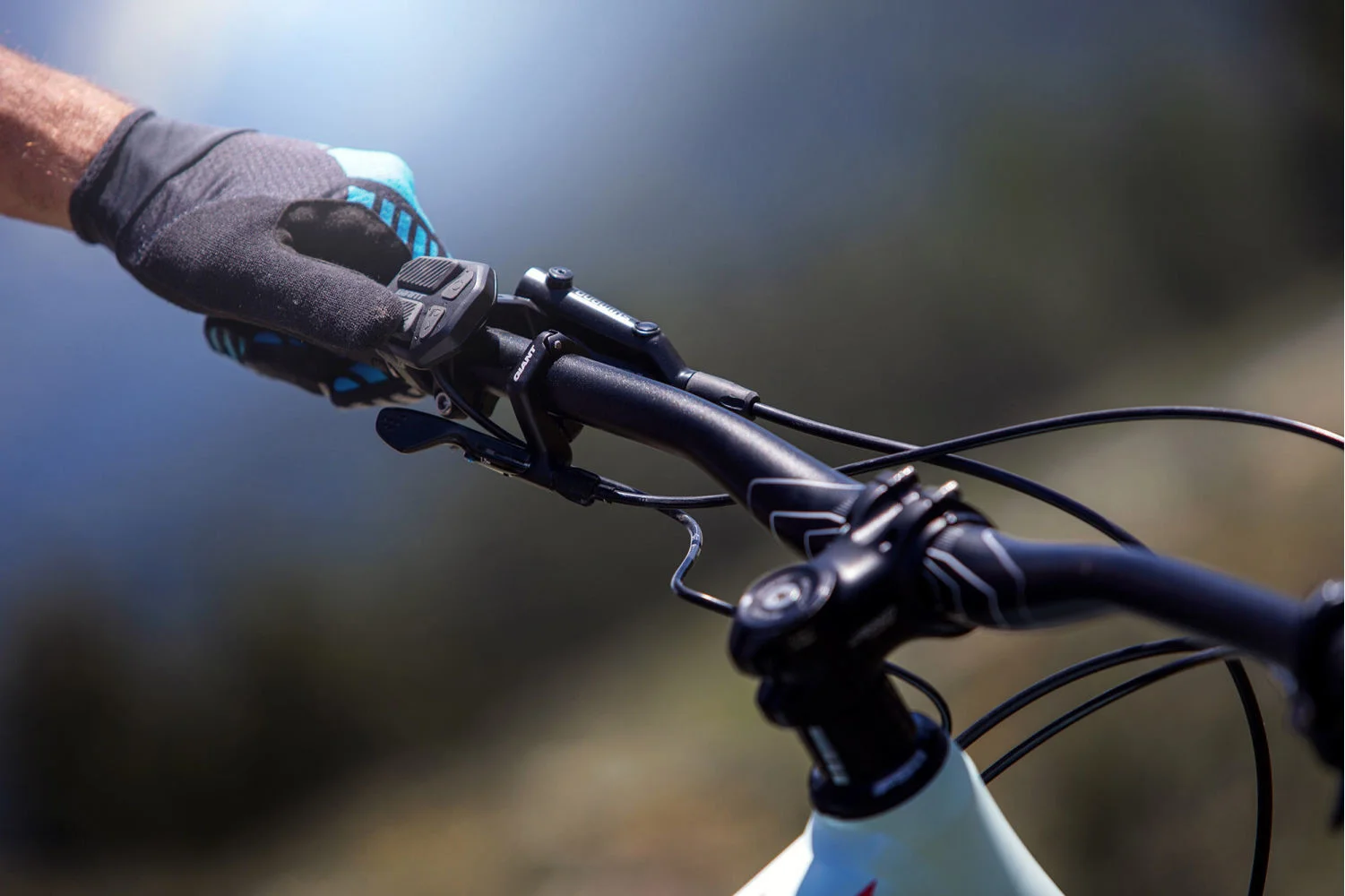 Giant Stance E+ thumb mode shifter.