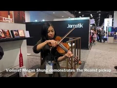 Megan Shung Demonstrates The Realist Pickup for Violin