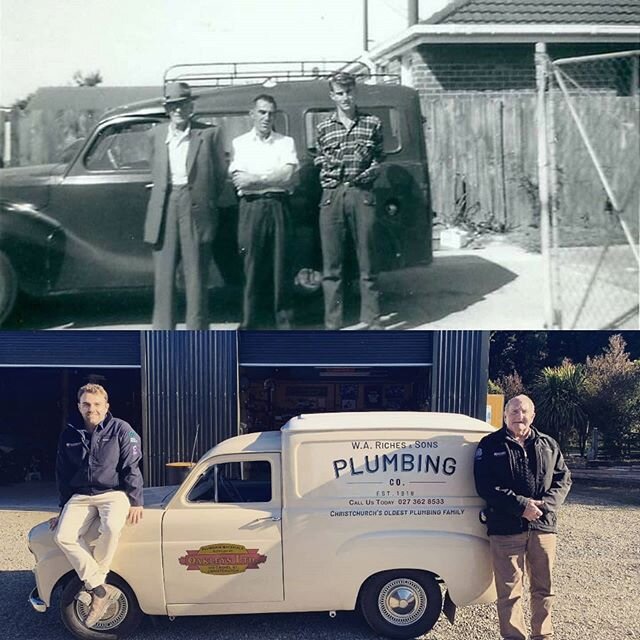 Did you know the Riches family have been taking care of Canterbury family's and their plumbing for just over 100 years?

That's four generations of Riches family plumbing. It's safe to say plumbing runs through our veins.

W. P Riches
W. A Riches 
W.