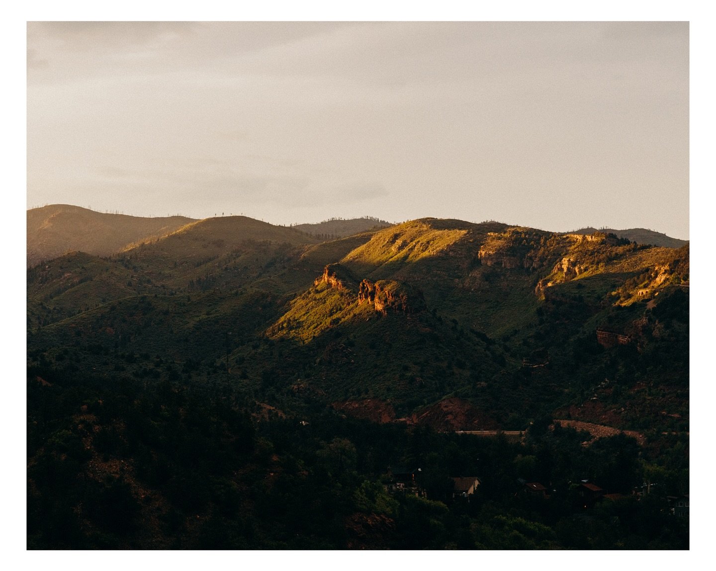 short little hike, been awhile since I&rsquo;ve been above the springs and manitou after sunset