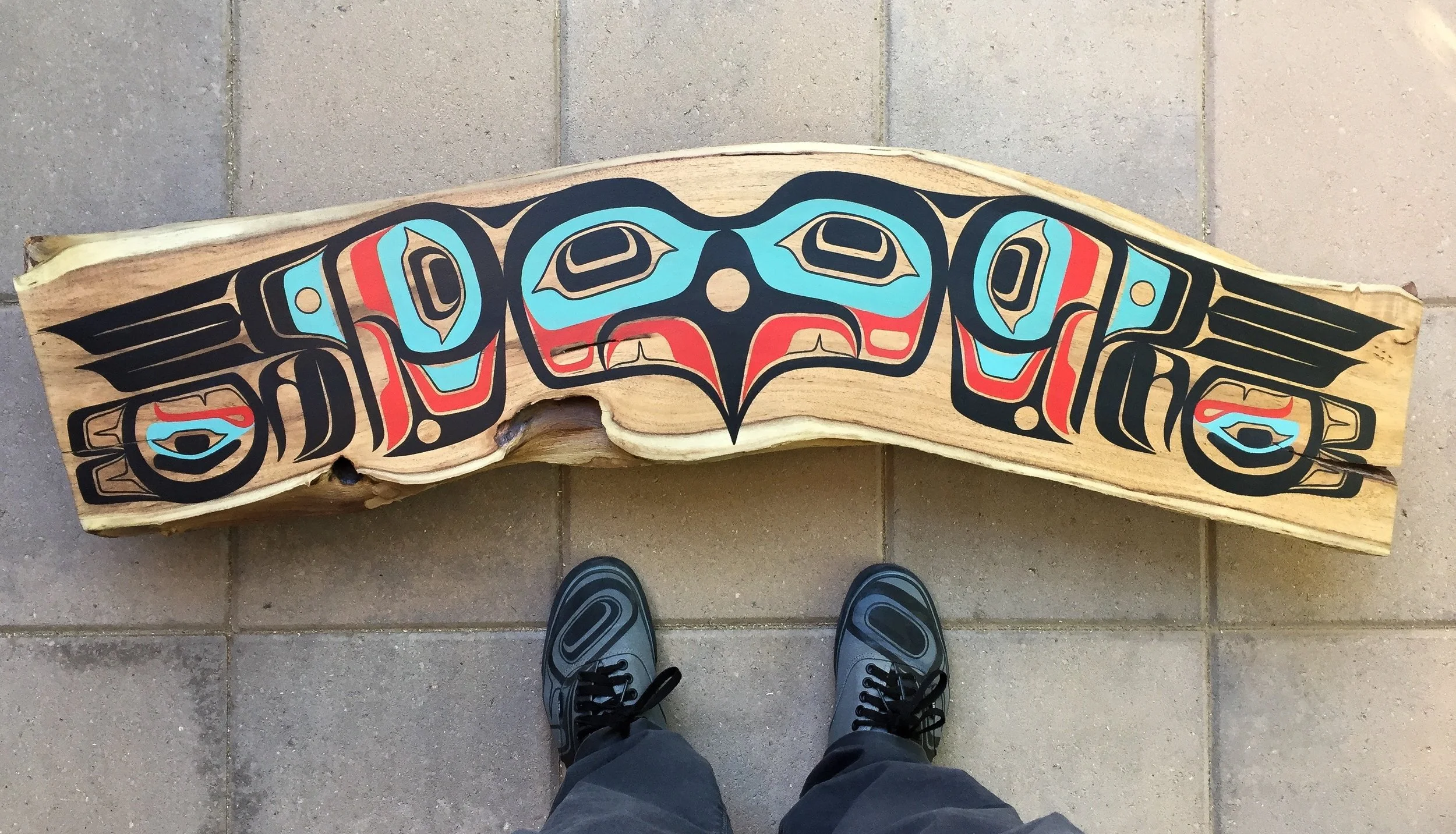 Eagle Mother / Live Edge Mesquite