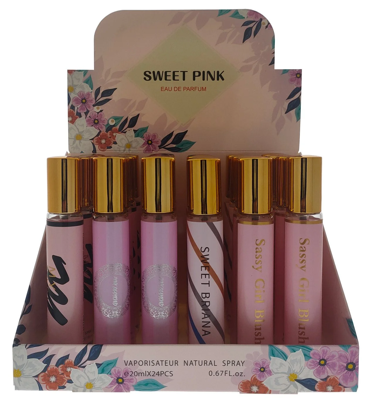 24 PCs Assorted Women Travel Sprays  W010C