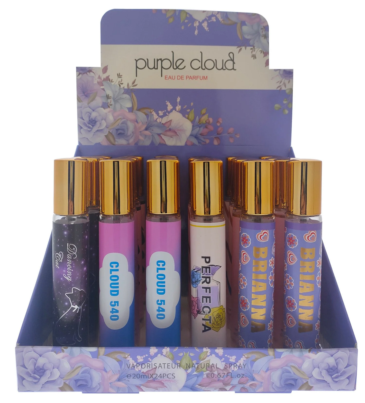 24 PCs Assorted Women Travel Sprays  W010B