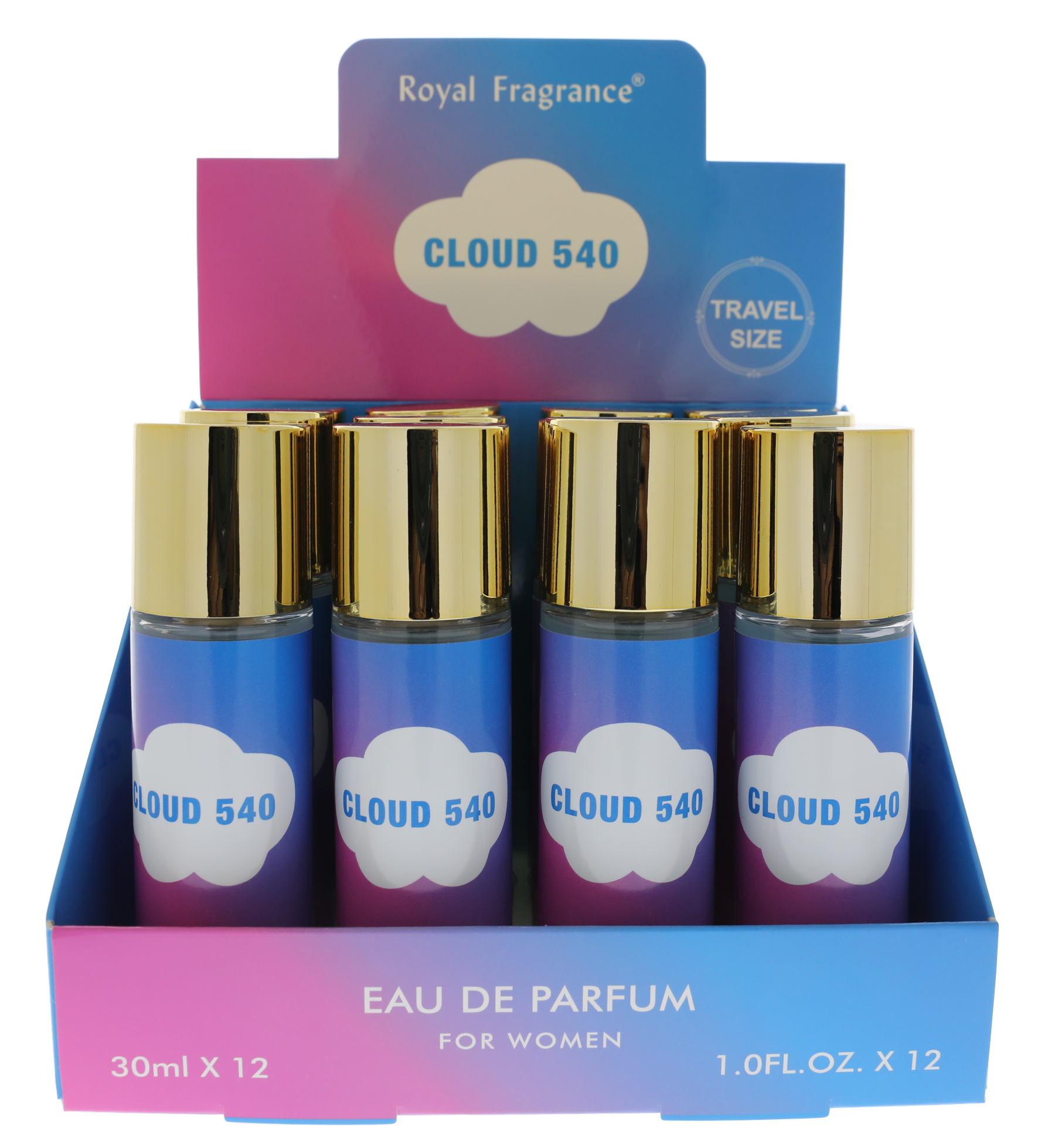 Cloud 540 Travel Sprays (12 PCs) 52205