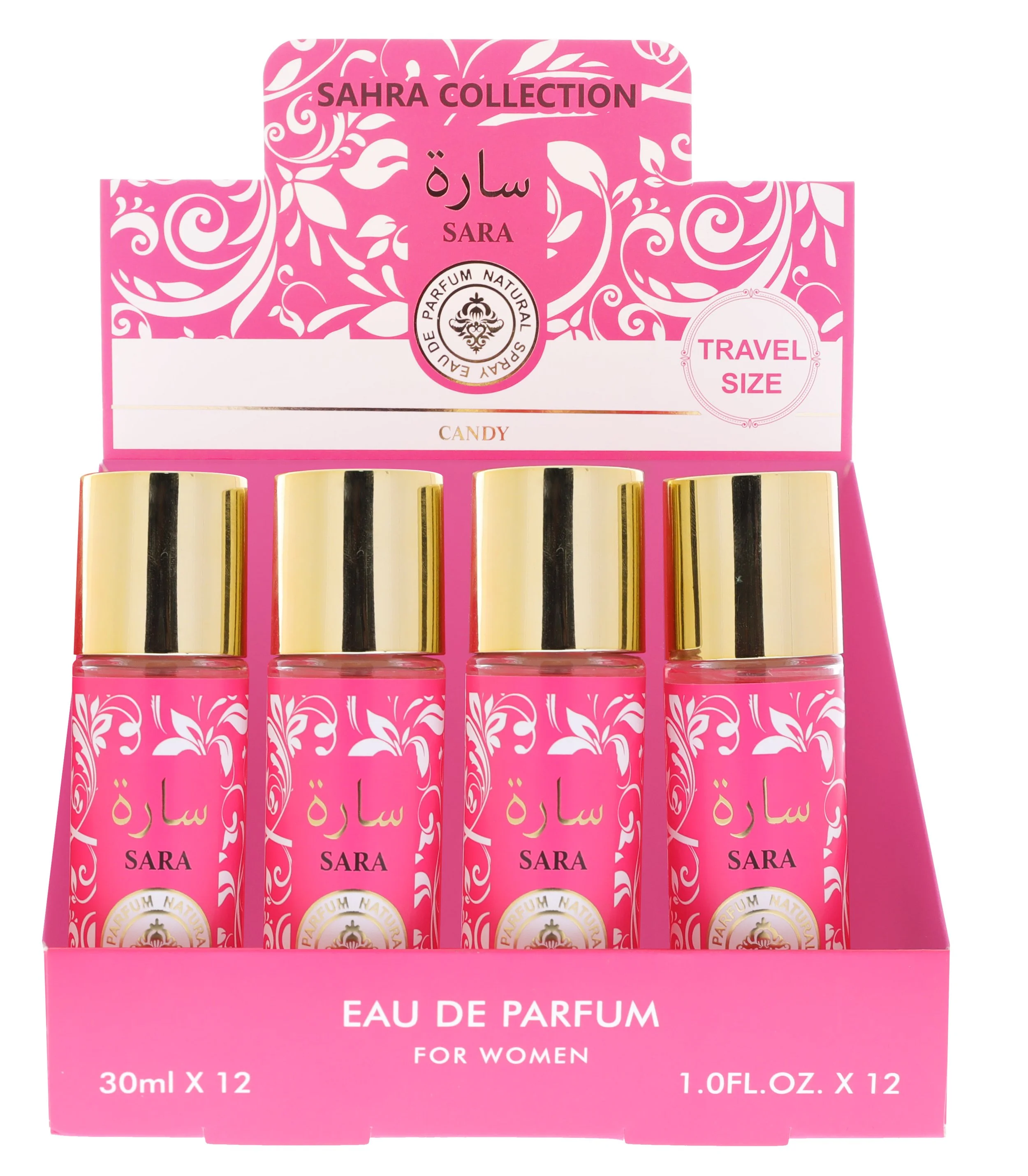 Sara Candy Travel Sprays (12 PCs)  52208