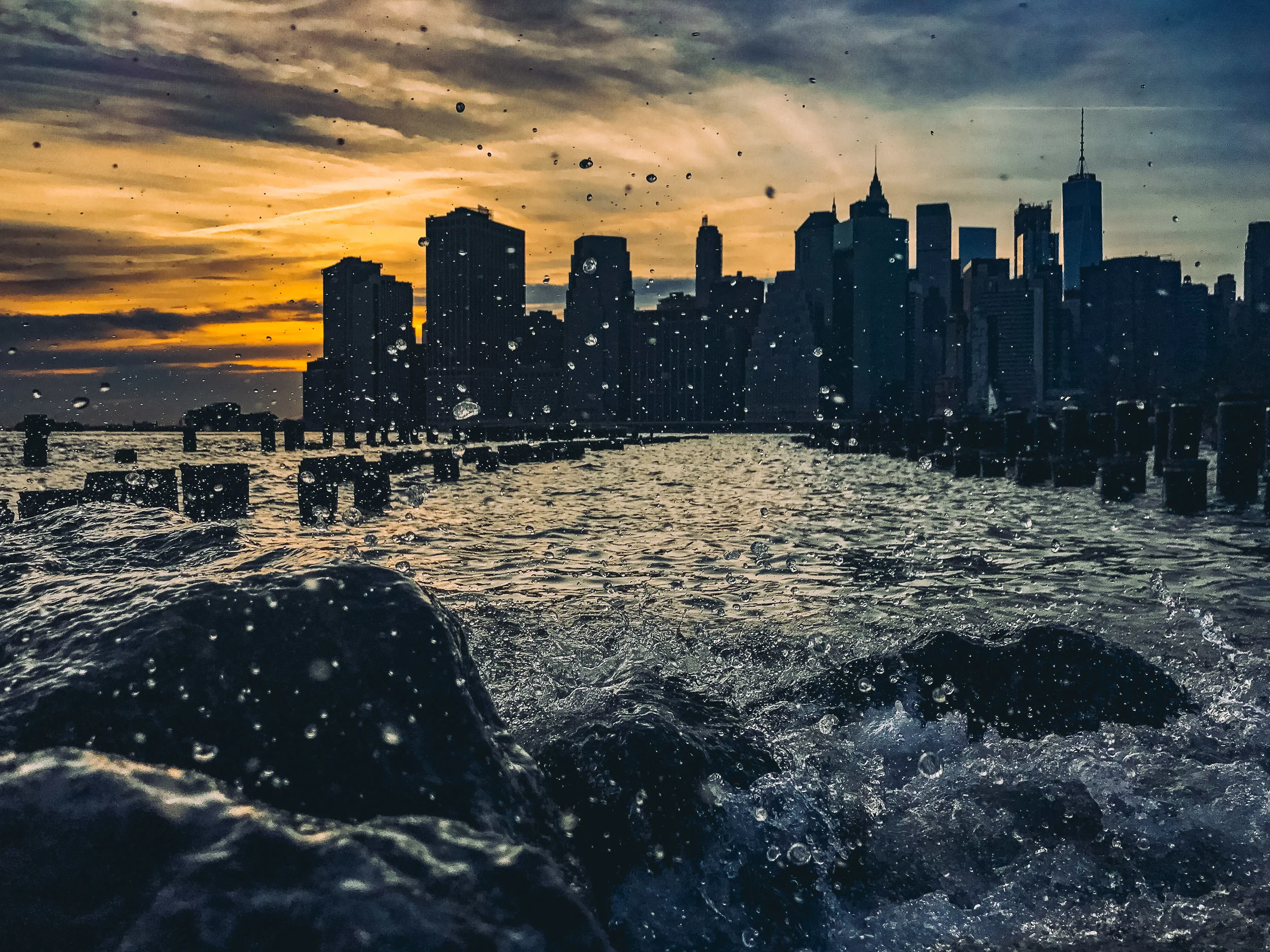 Splashing Sunset