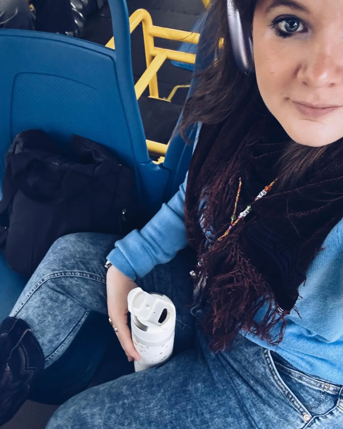 Hot girls ride the bus with their homemade coffee in their reusable bottle. ☕️ 🚌 Hot girls wear cowboy boots to their corporate job. 🤠👩🏼&zwj;💻 Hot girls take selfies in public. 🤳🙃 Hot girls do whatever the fuck they want.