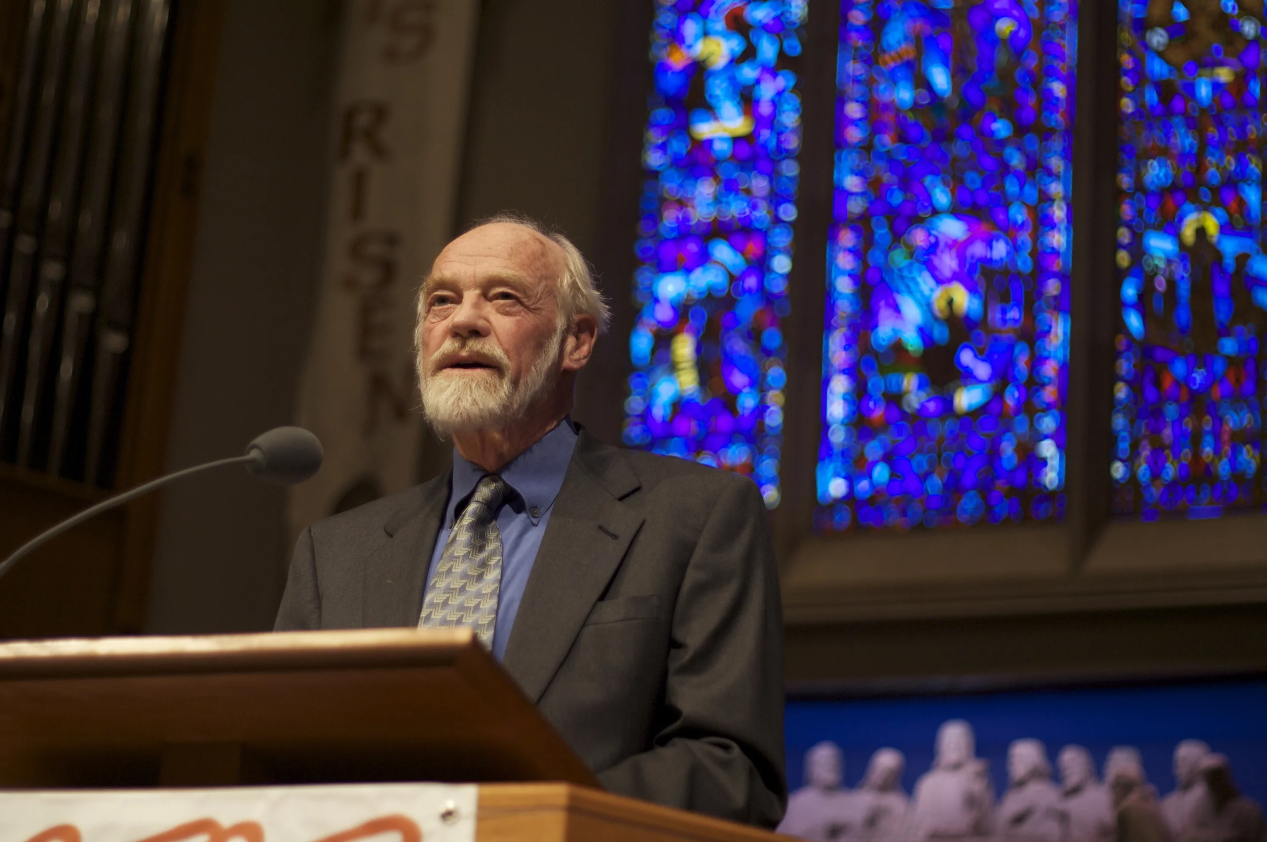 "Eugene Peterson" by Clappstar - Own work. Licensed under CC BY 3.0 via Commons - https://commons.wikimedia.org/wiki/File:Eugene_Peterson.jpg#/media/File:Eugene_Peterson.jpg