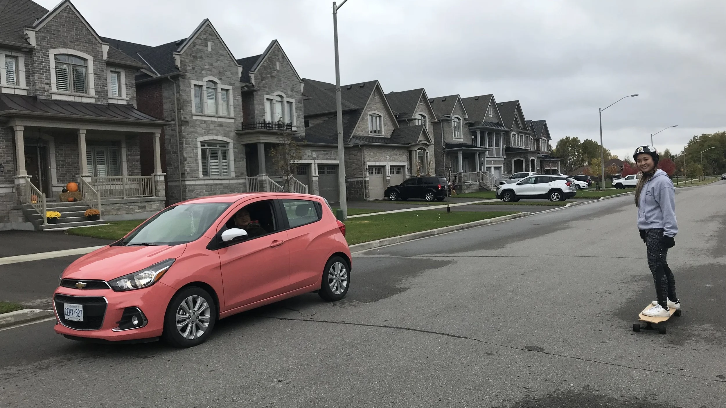 Me, my little dad, and my little car.