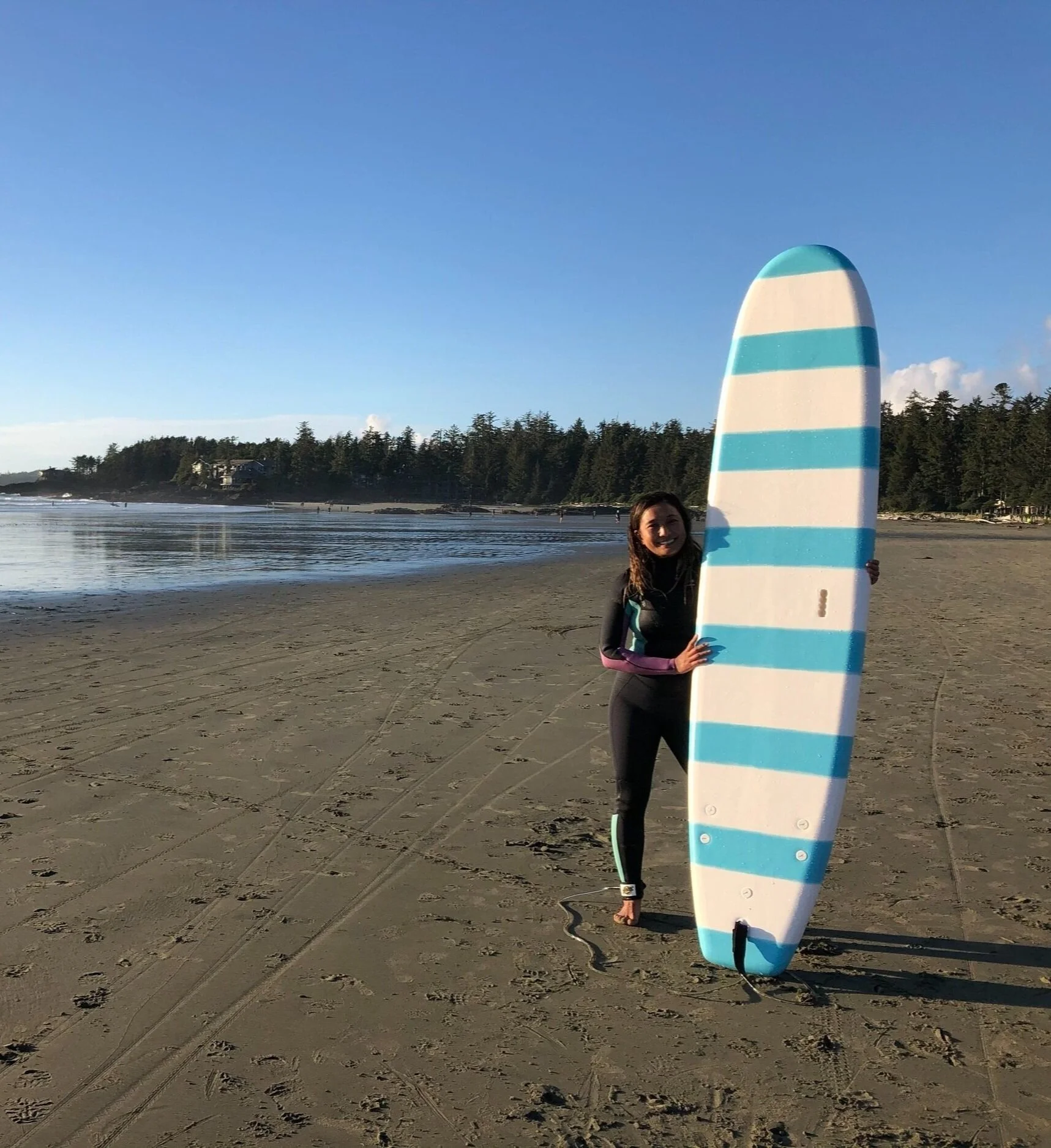 Talking out the nerves ahead of a month-long solo surf trip