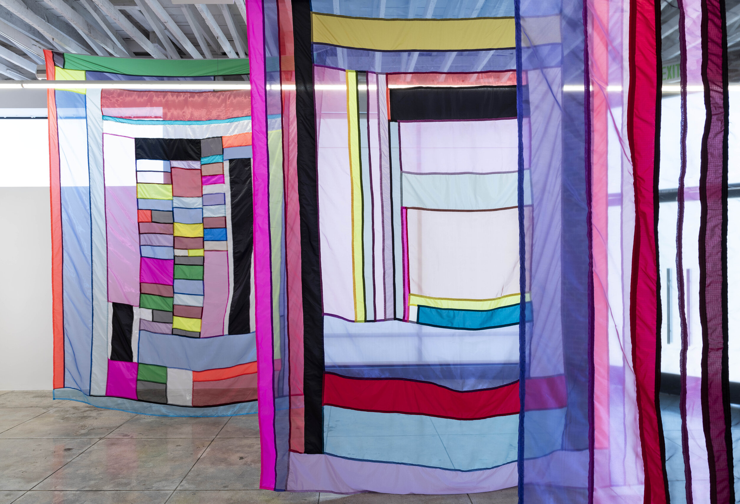  Installation View: Rachel Hayes,   Land Lines 