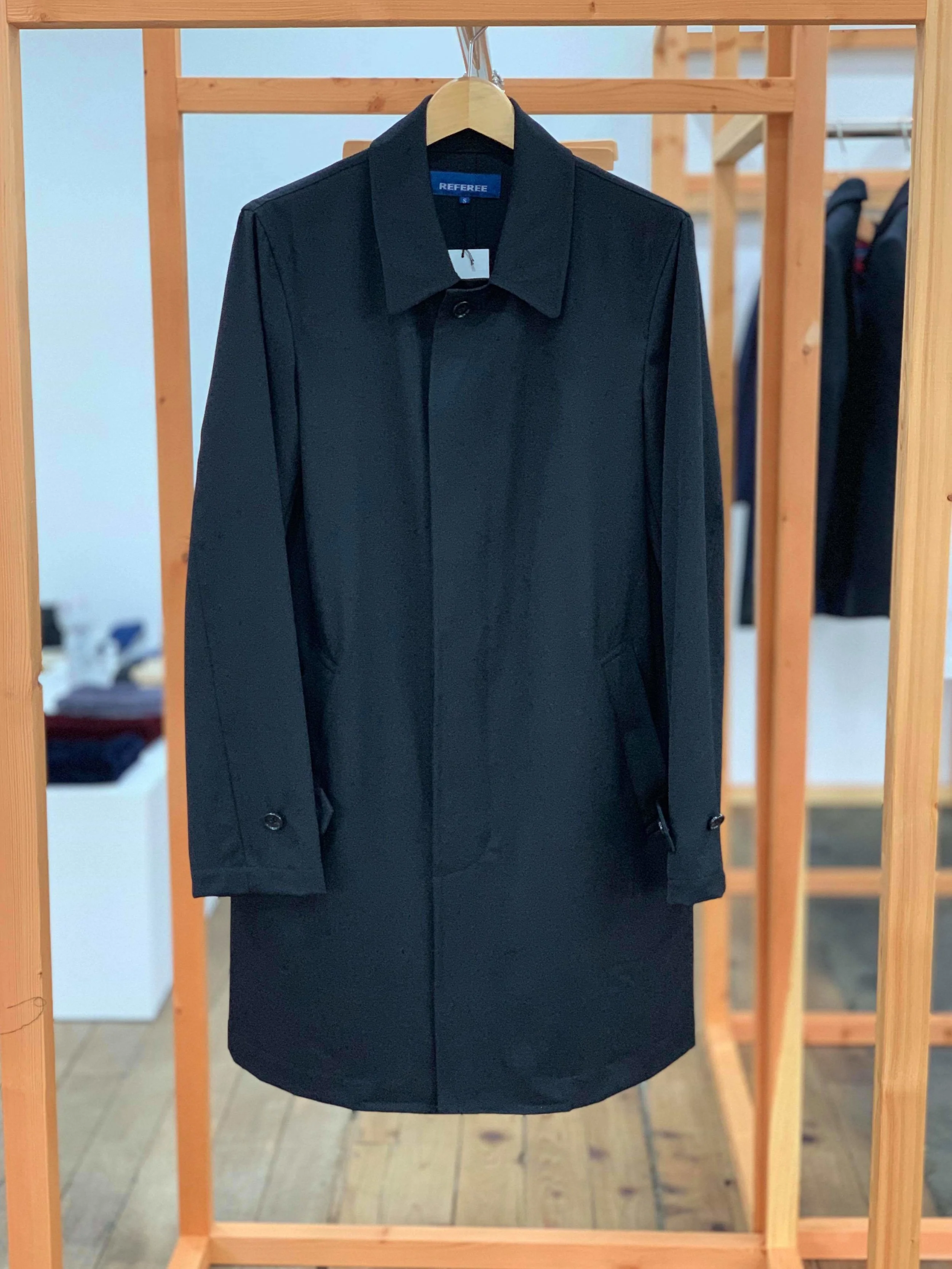 REFEREE MEN'S WOOL GABARDINE COAT