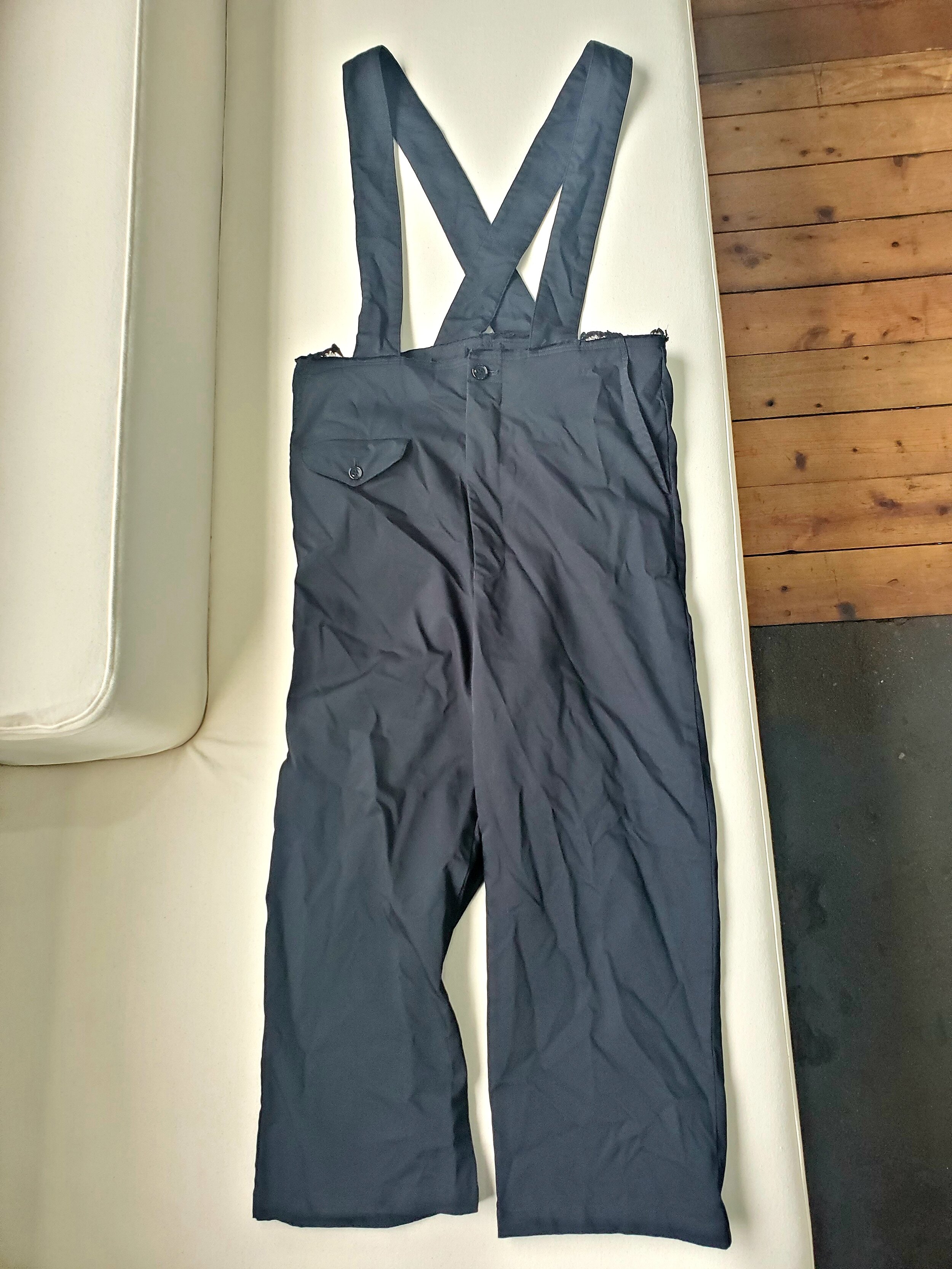 REFEREE POLYESTER PRODUCT DYED OVERALLS PANTS — REFEREE