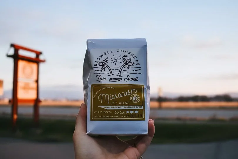 We are all a microcosm. 
A delicious medium 6 part post blend. 
Great on espresso!