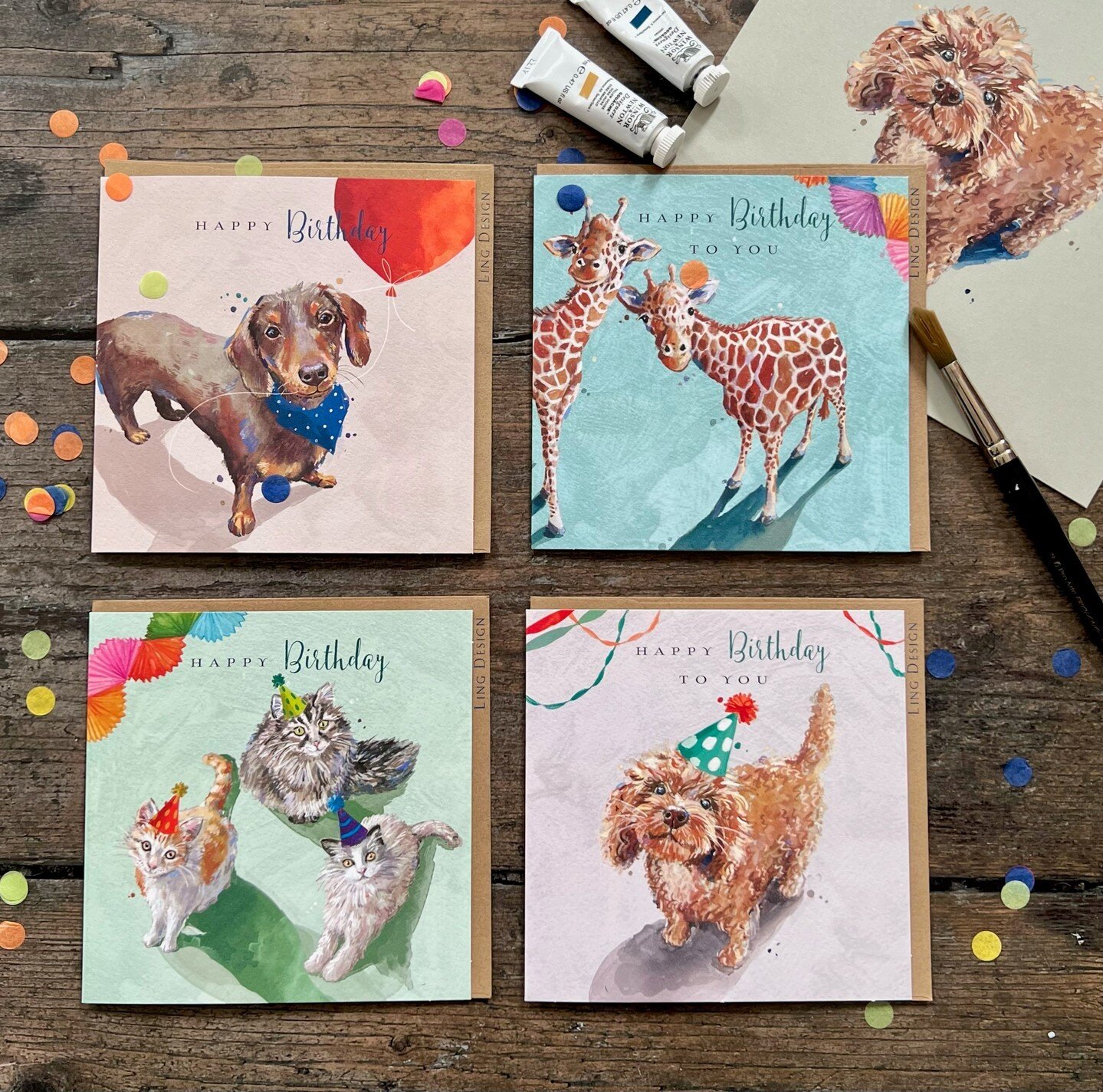 NEW for June! The Wildlife has always been a hugely popular range at Ling Design, and we&rsquo;re thrilled to present what we think is our best collection yet! Featuring a selection of 12 much-loved animal illustrations hand drawn by our in-house art