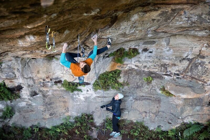 trying links in the depths of winter ‘18. Photo Kamil Sustiak