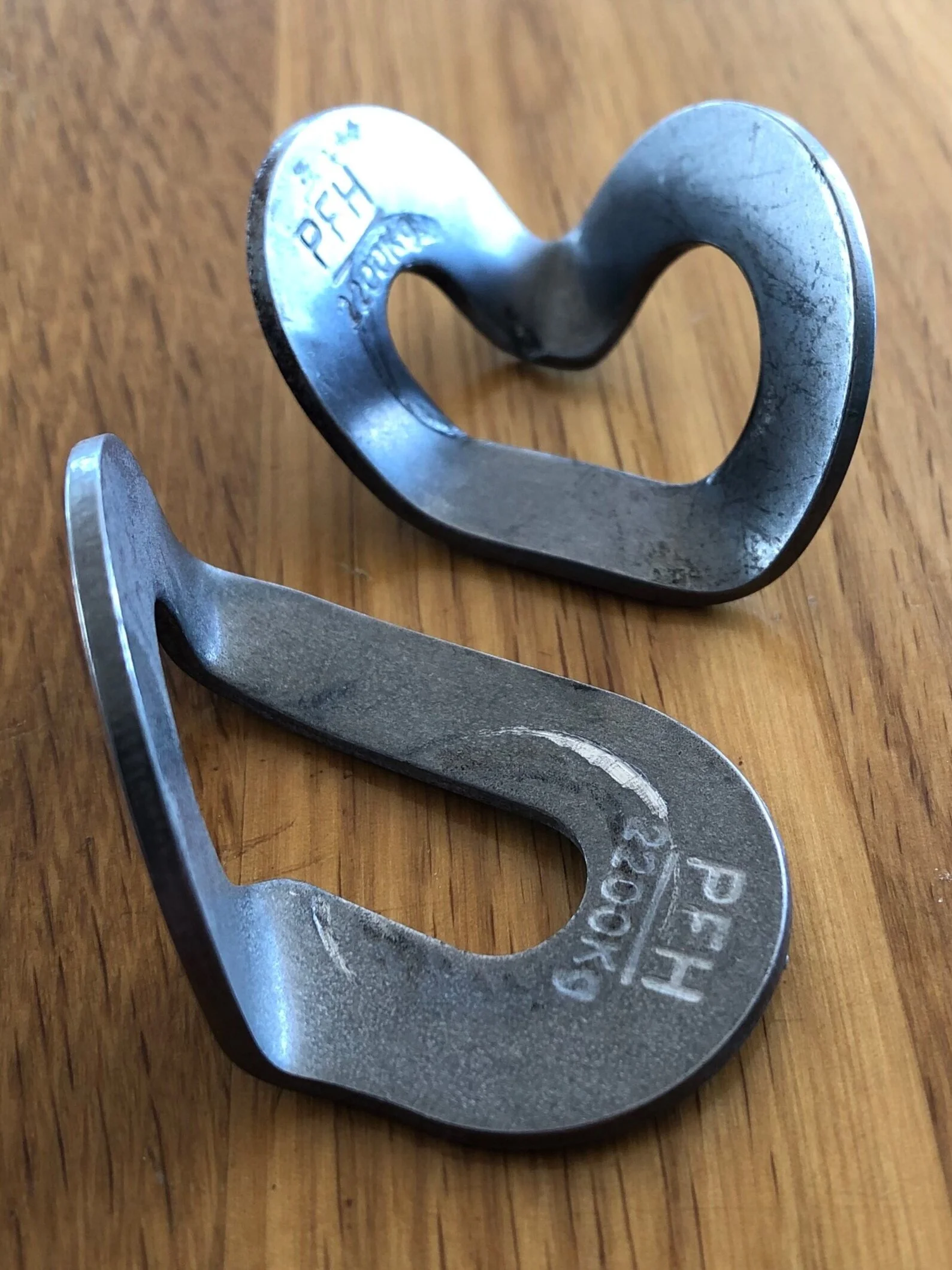 The contrast between the deformed and not