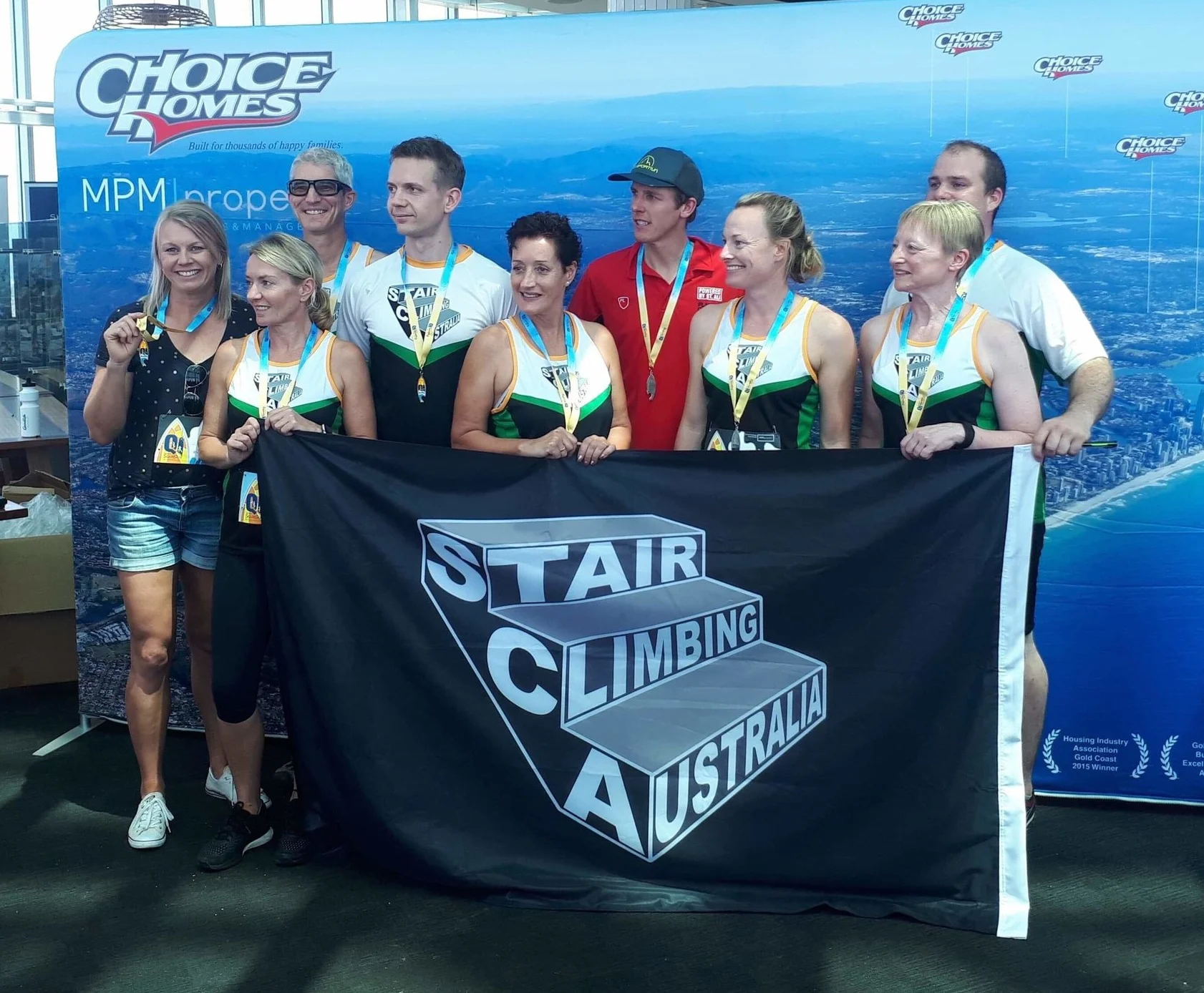 The winning SCA team.