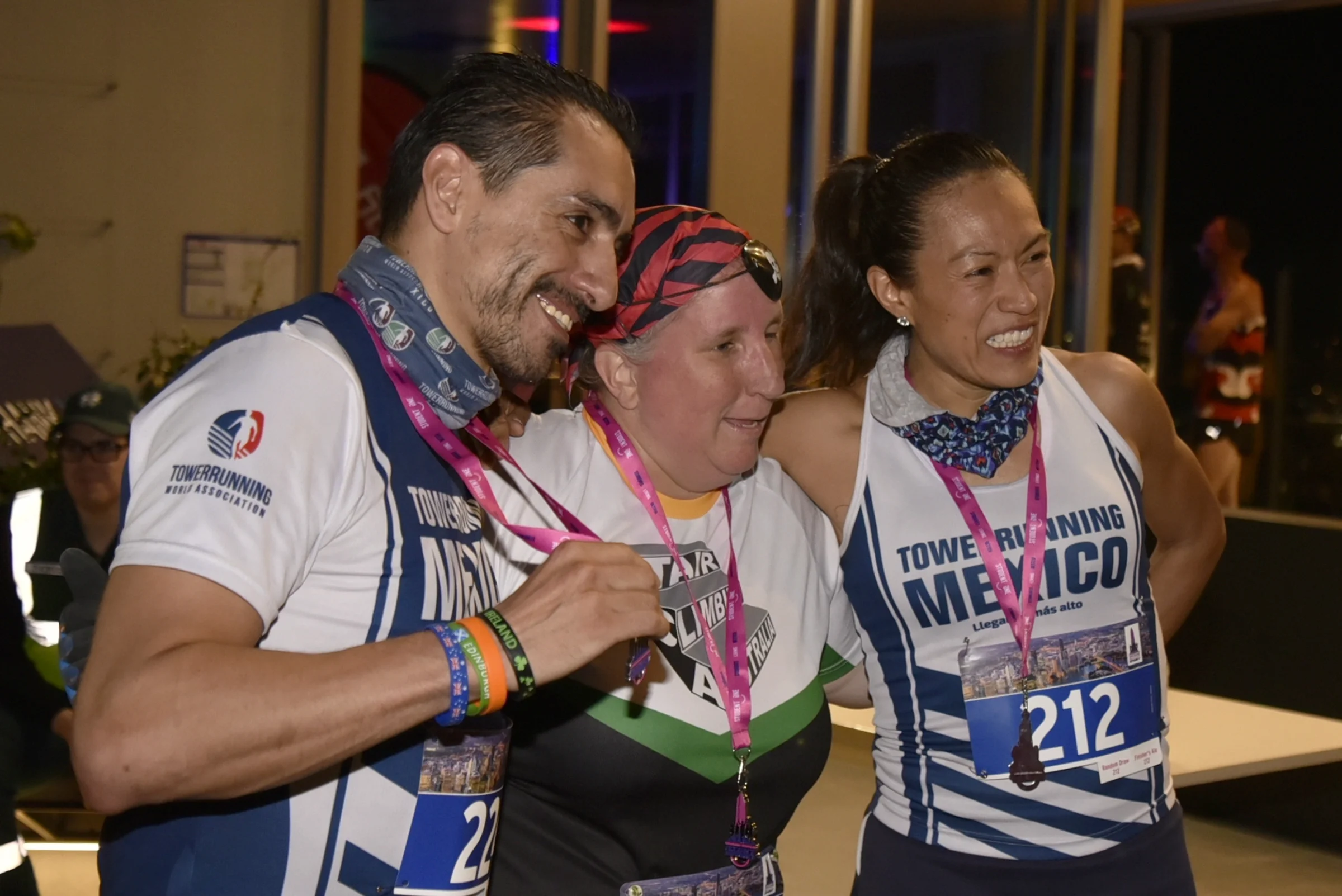Arturo and Alejandra from Mexico with SCA’s Vanessa.