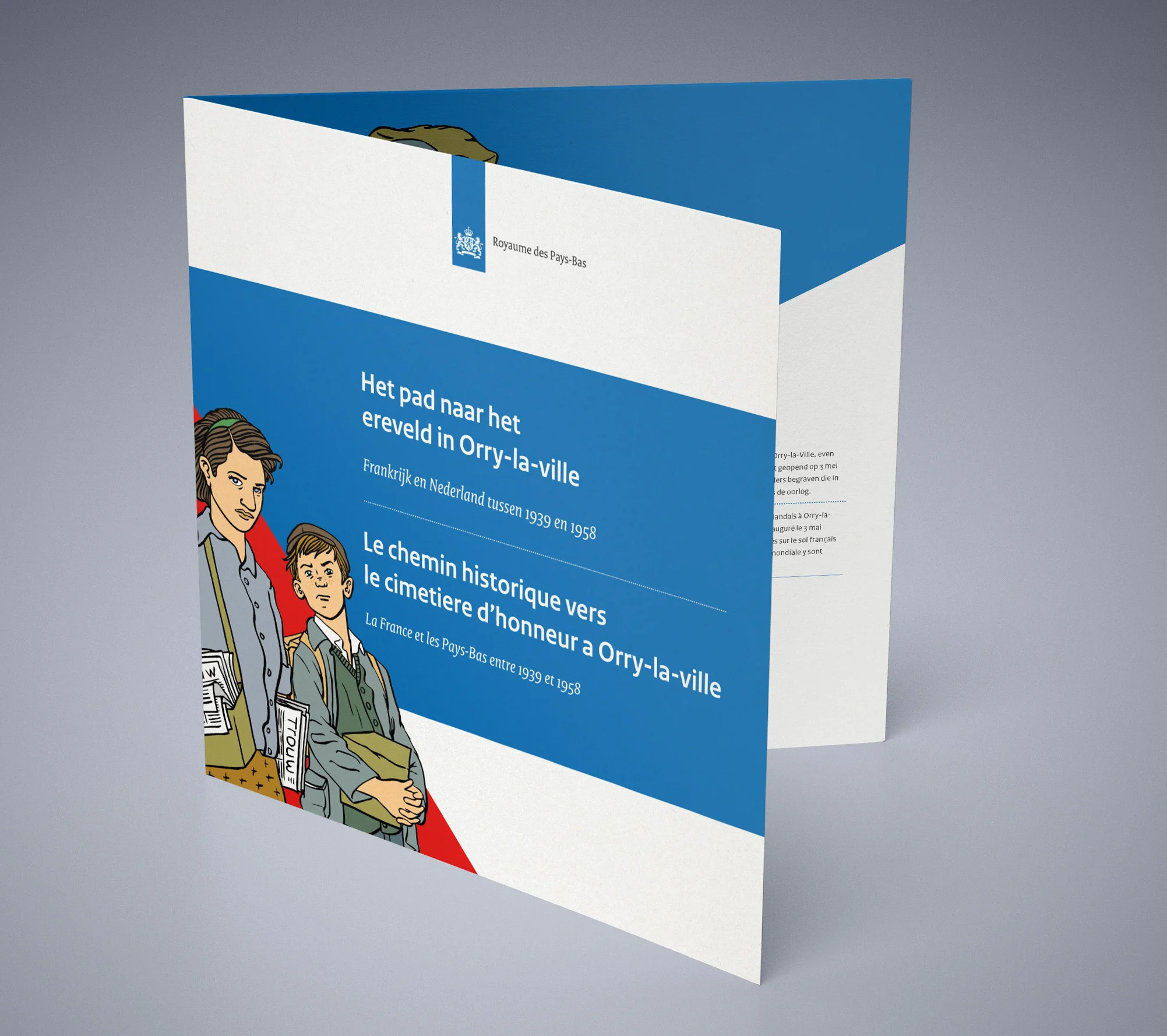 Folder en Tijdlijn Nederlandse Ambassade Parijs