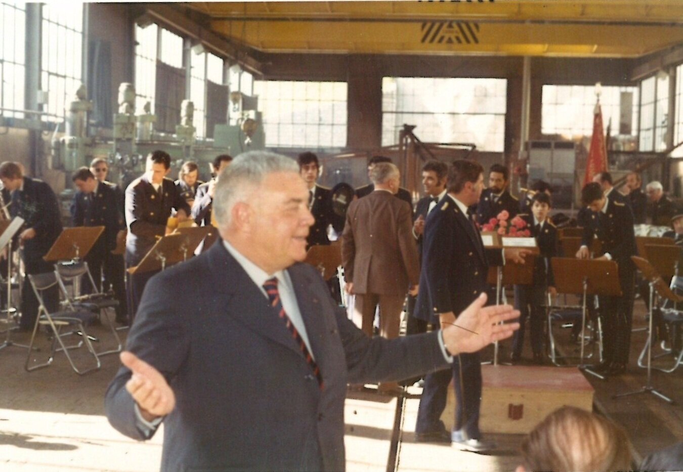 Fausto Tenconi im 30. Jahr des Bestehens der Geschäftsführung der Brüder Edoardo und Fausto Tenconi
