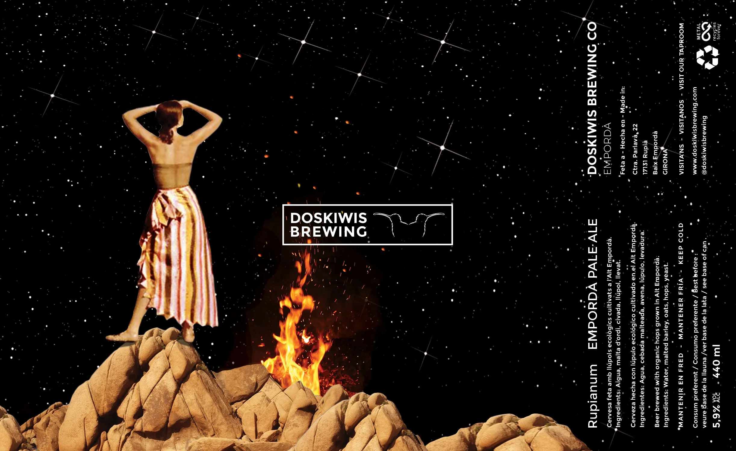 LABEL DESIGN - 'SELF IGNITION' HAZY PALE ALE