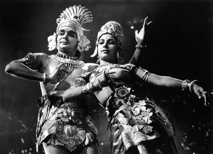 Uday Shankar in performance