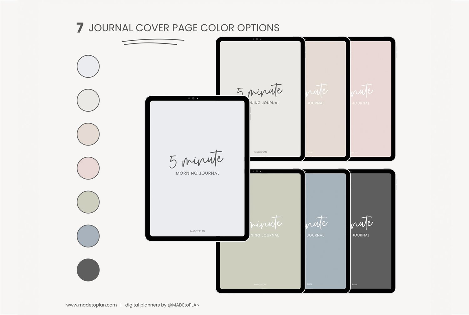 5 Minutes Morning Journal l KDP Template