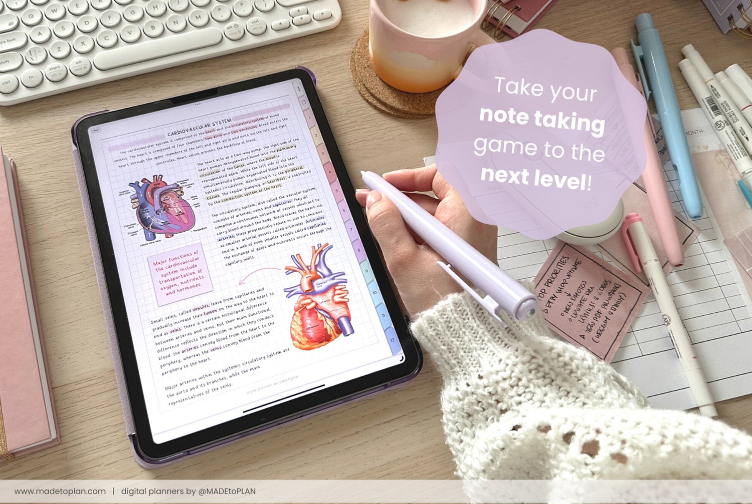 NEW Digital Sticky Tabs — 2024 Digital Planners by MADEtoPLAN