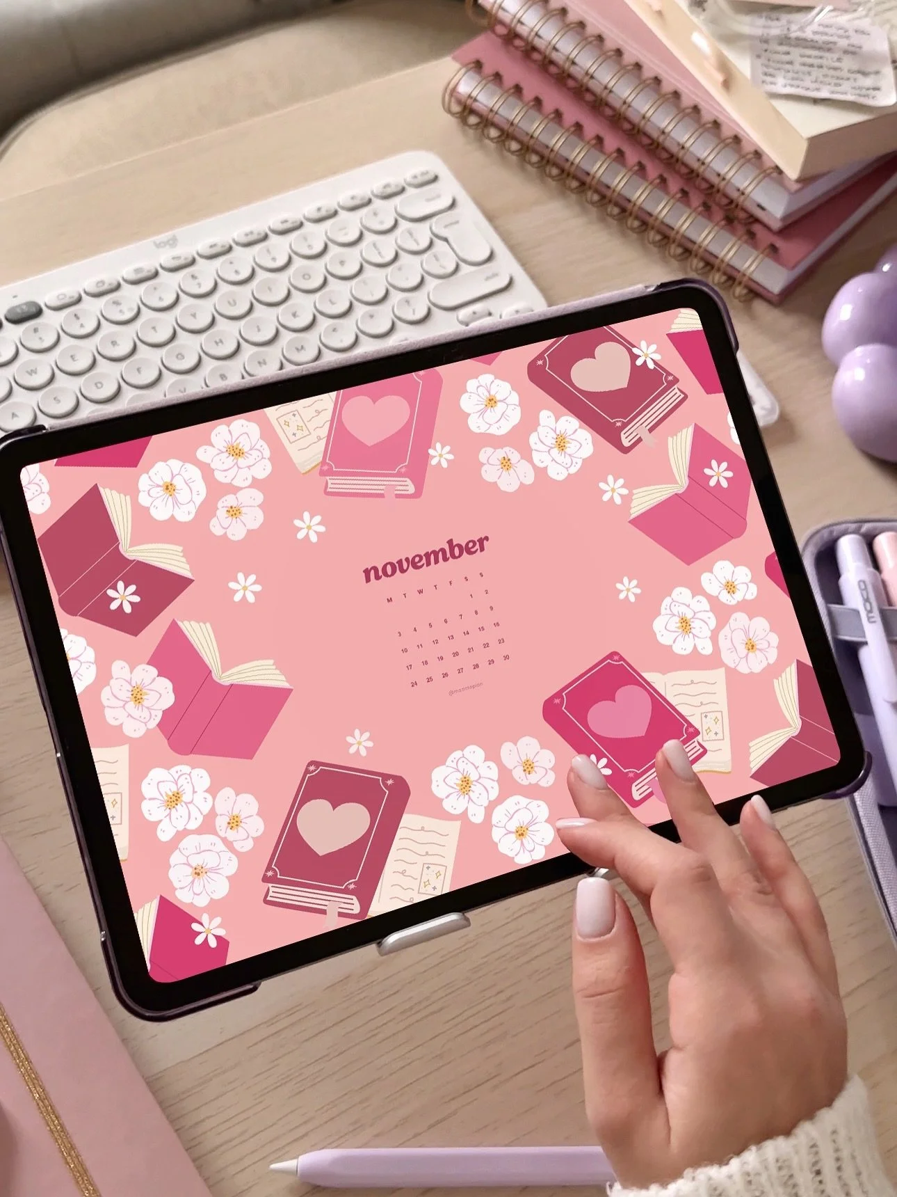 NOVEMBER FREEBIES! 🧡🍂🐿️✨ - Comment FREEBIES below and I will sent you details about upcoming free files 👀💌✨

For all my cozy book lovers 📚🧡- fall vibes, soft colors, and wallpapers made for cozy reading nights under a blanket 🍂✨

The emails a