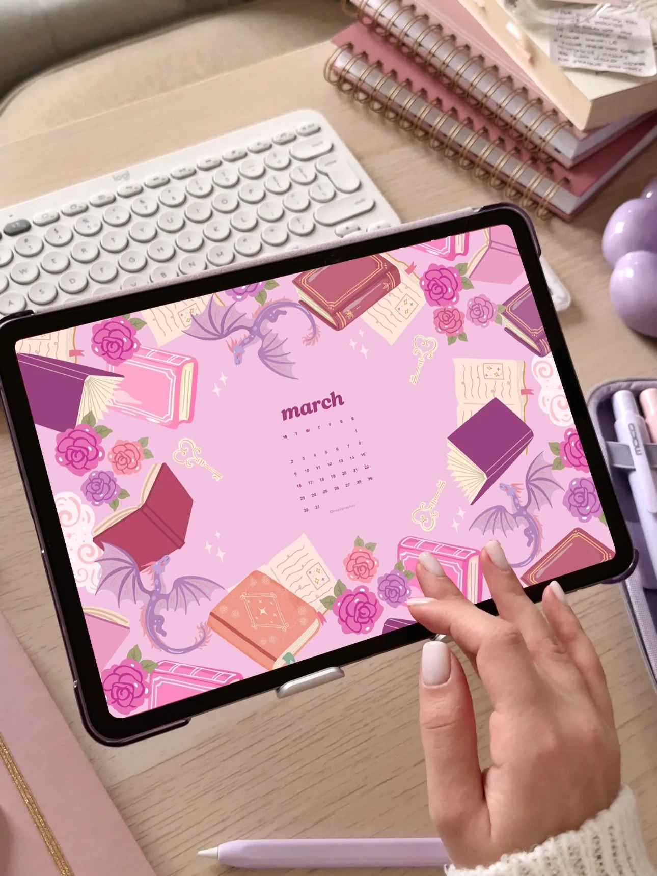 MARCH FREEBIES! 🌸🩷 - Comment FREEBIES below and I will sent you details about upcoming free files 👀💌✨

Swipe left to see all wallpapers, digital stickers and calendar included in upcoming freebie pack🐞🌧️🌸 I know how you enjoyed last book vibes