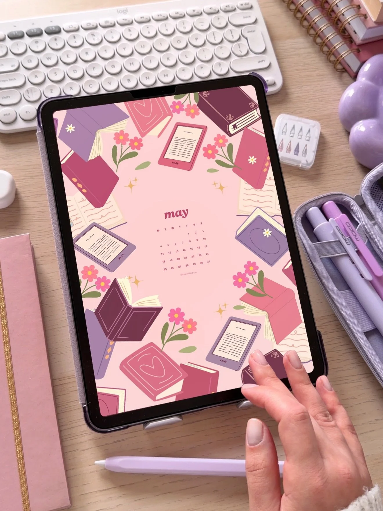 MAY FREEBIES! 🌸🌷✨ - Comment 🔗FREEBIES below and I will sent you details about upcoming free files 👀💌✨

Swipe left to see all free wallpapers, cute digital stickers and calendar included in upcoming freebie pack 🩷🌸

The emails are sent on the 1