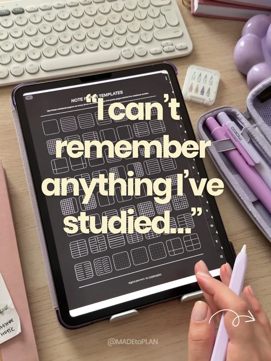 Studied for hours and remembered nothing? Try this ✍🏻🧠comment NOTES and I will DM you my digital templates, fonts and stickers 📓
 
The blurting method with a little extra: explain the tricky parts in your own words, then test yourself again anothe