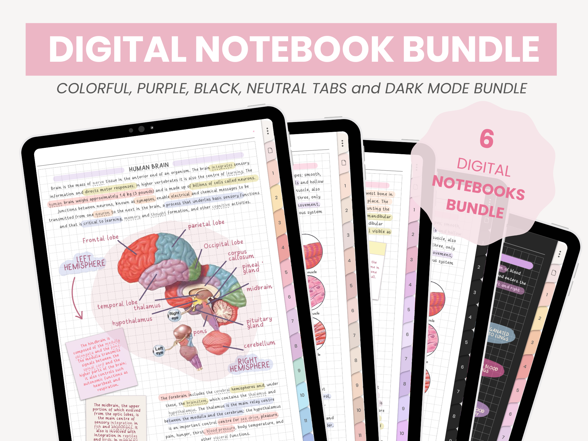 Digital Notebooks - BUNDLE - 2026 Digital Planners by MADEtoPLAN