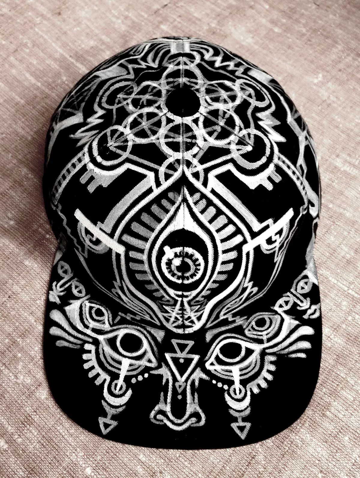 handpainted-caps-julia-pandit-jannasch-festival-geometric-pattern-unique-one-of-a-kind-5.jpg