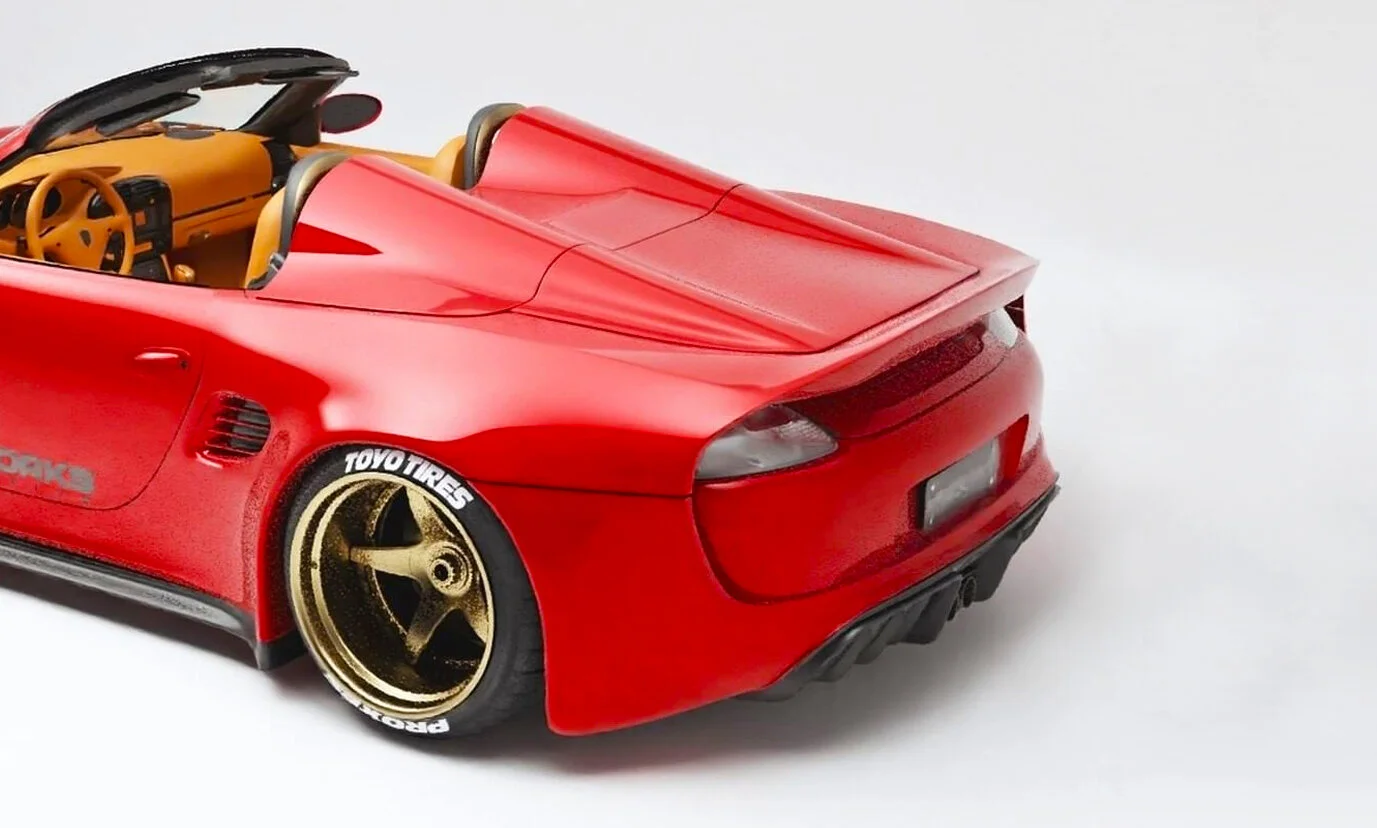 Elemosinare Popolare Tradizionale porsche boxster custom body kits