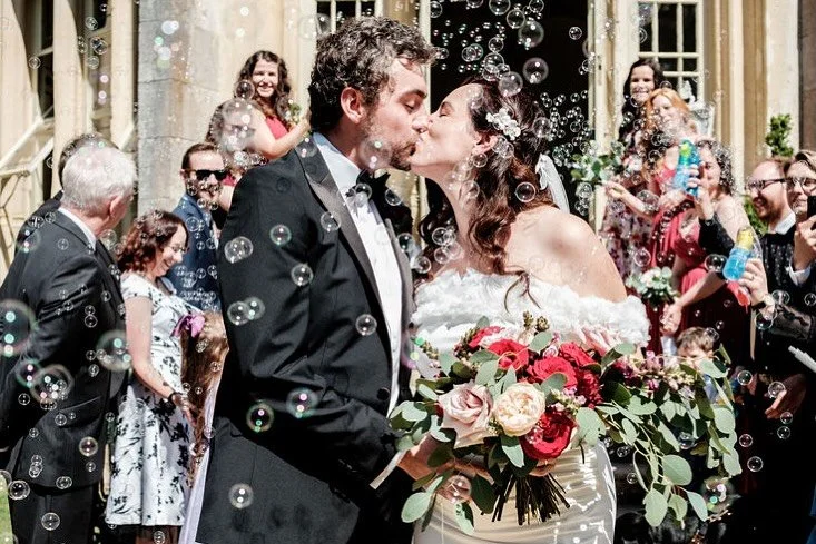 Bubbles! #wedding #photoaday #confetti #bubbles