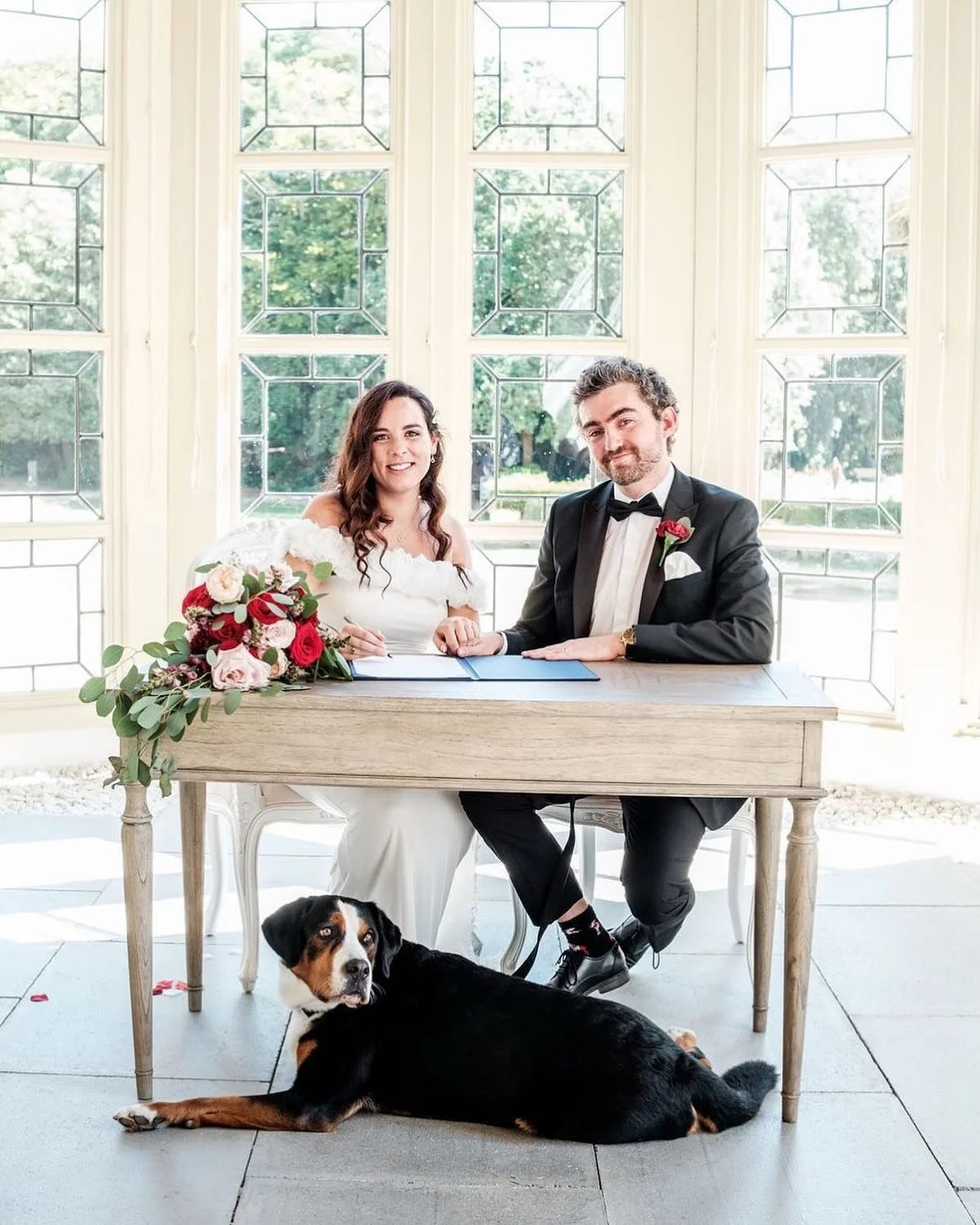 Pets allowed (always!)&hellip;#pets #weddingday #fujifilmxt5 #instamood