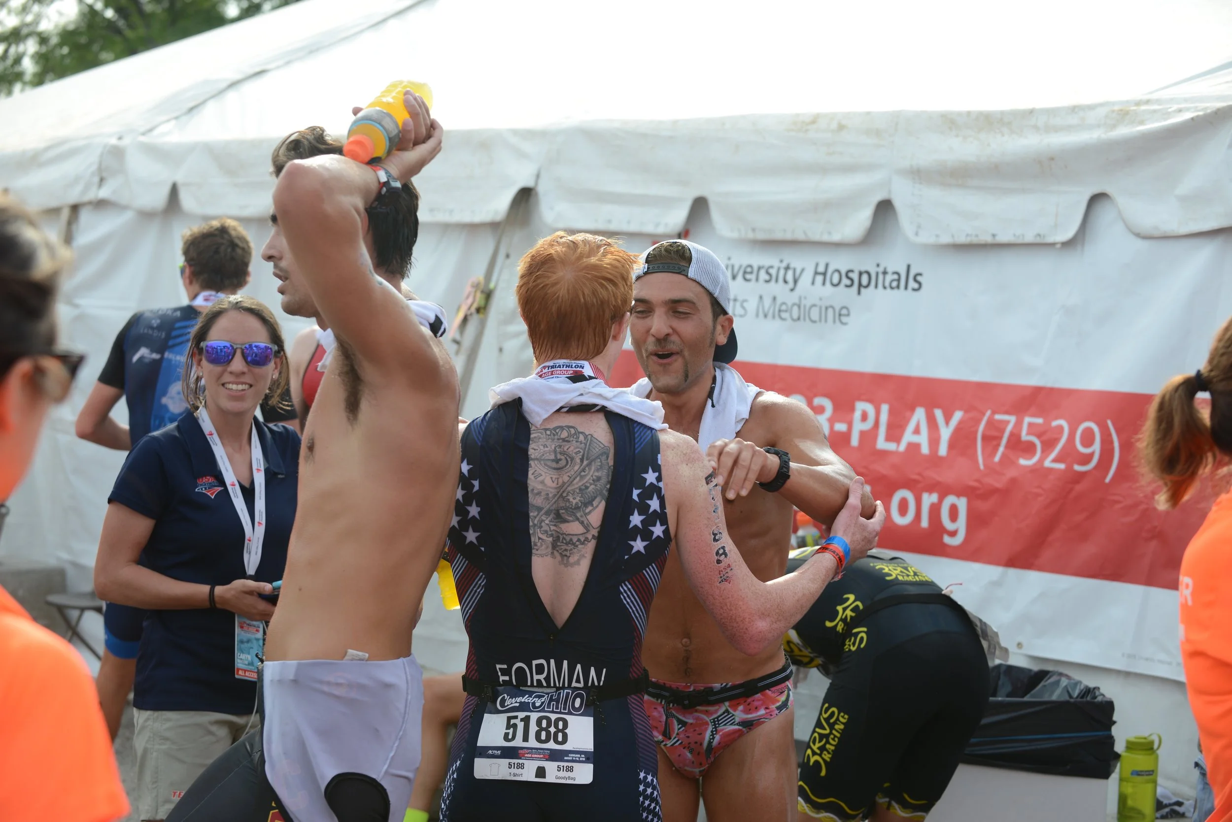 Cody and I post race (day 2)
